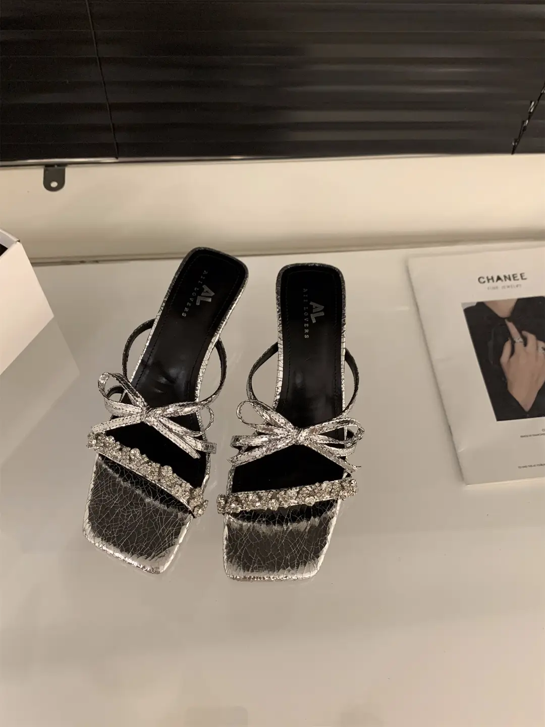 Wedge French Small Sandals Fairy Shoes 2024 New Summer Outfit Skirt High Heel Rhinestone Sandals - Image 2