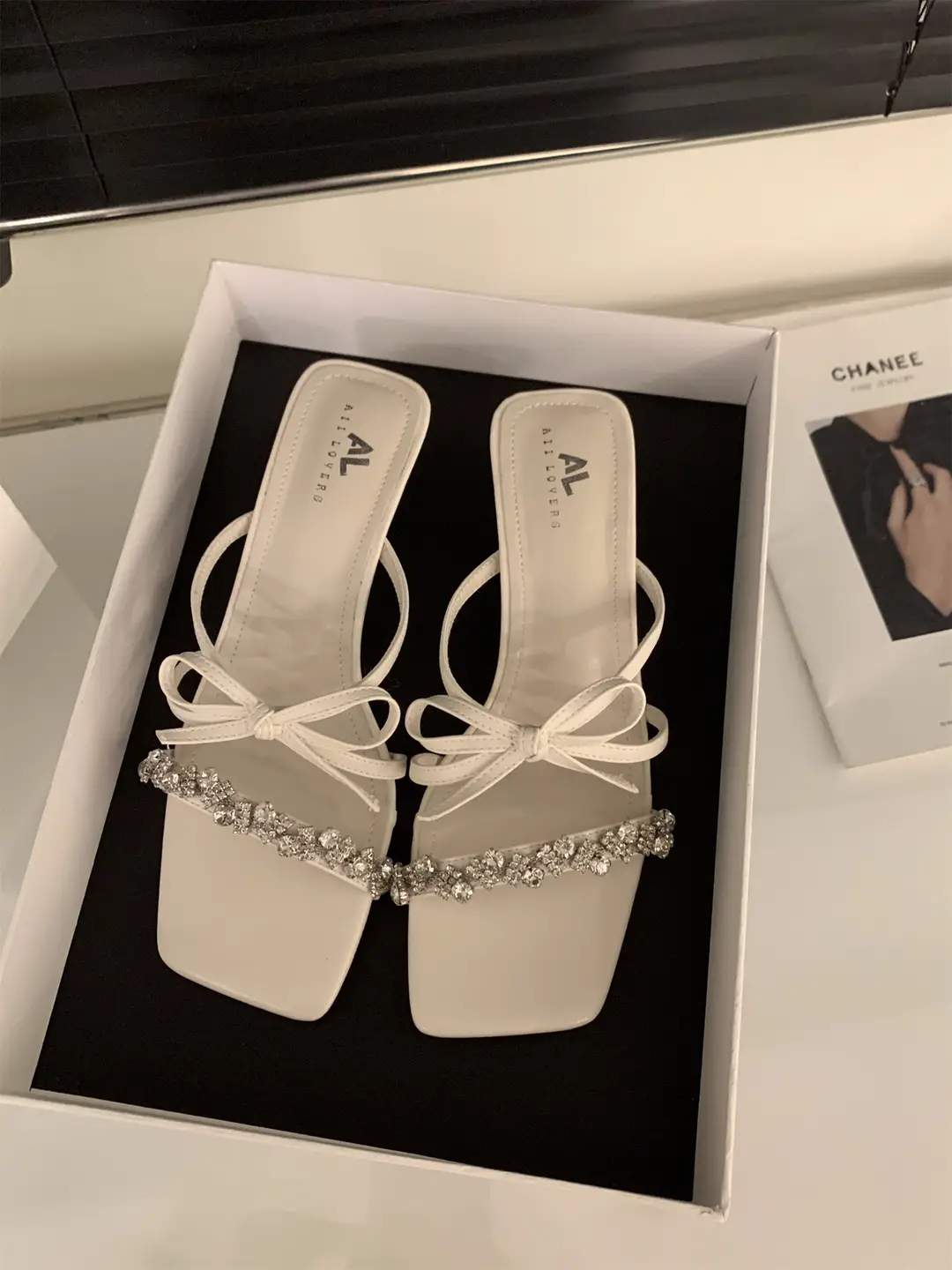Wedge French Small Sandals Fairy Shoes 2024 New Summer Outfit Skirt High Heel Rhinestone Sandals - Image 3
