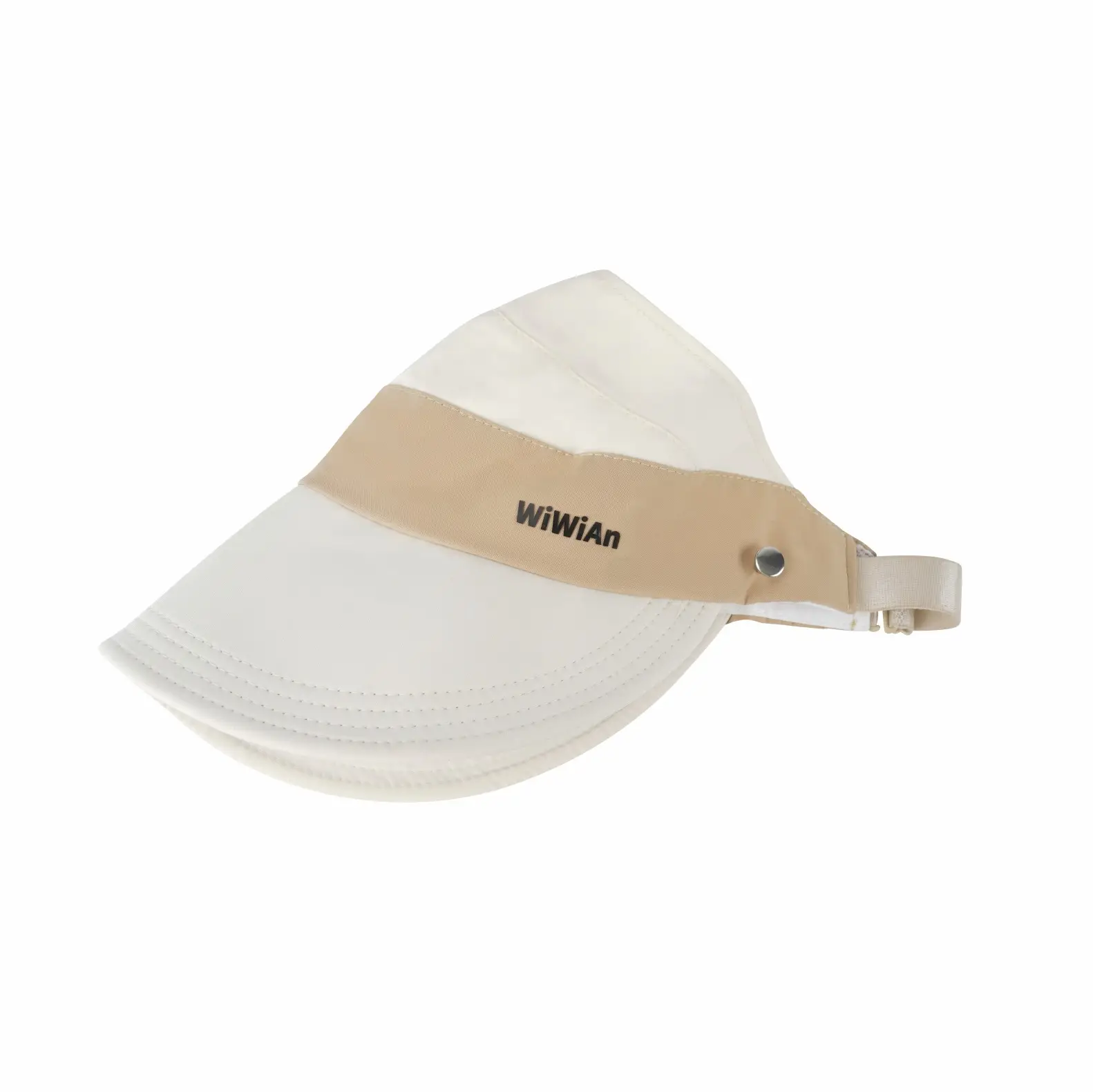 Women's Anti-UV Sun Hat Large Bim White Band - Image 11