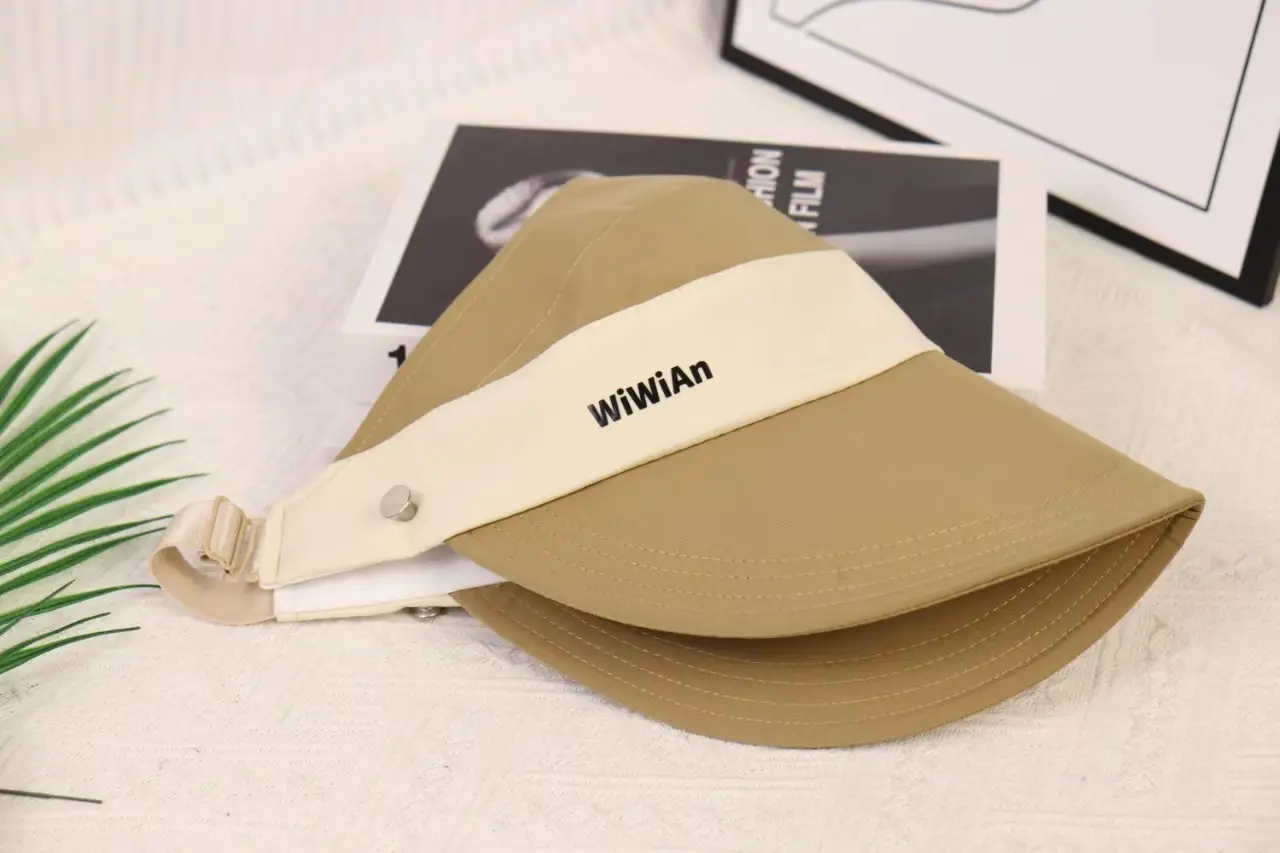 Women's Anti-UV Sun Hat Large Bim White Band - Image 2