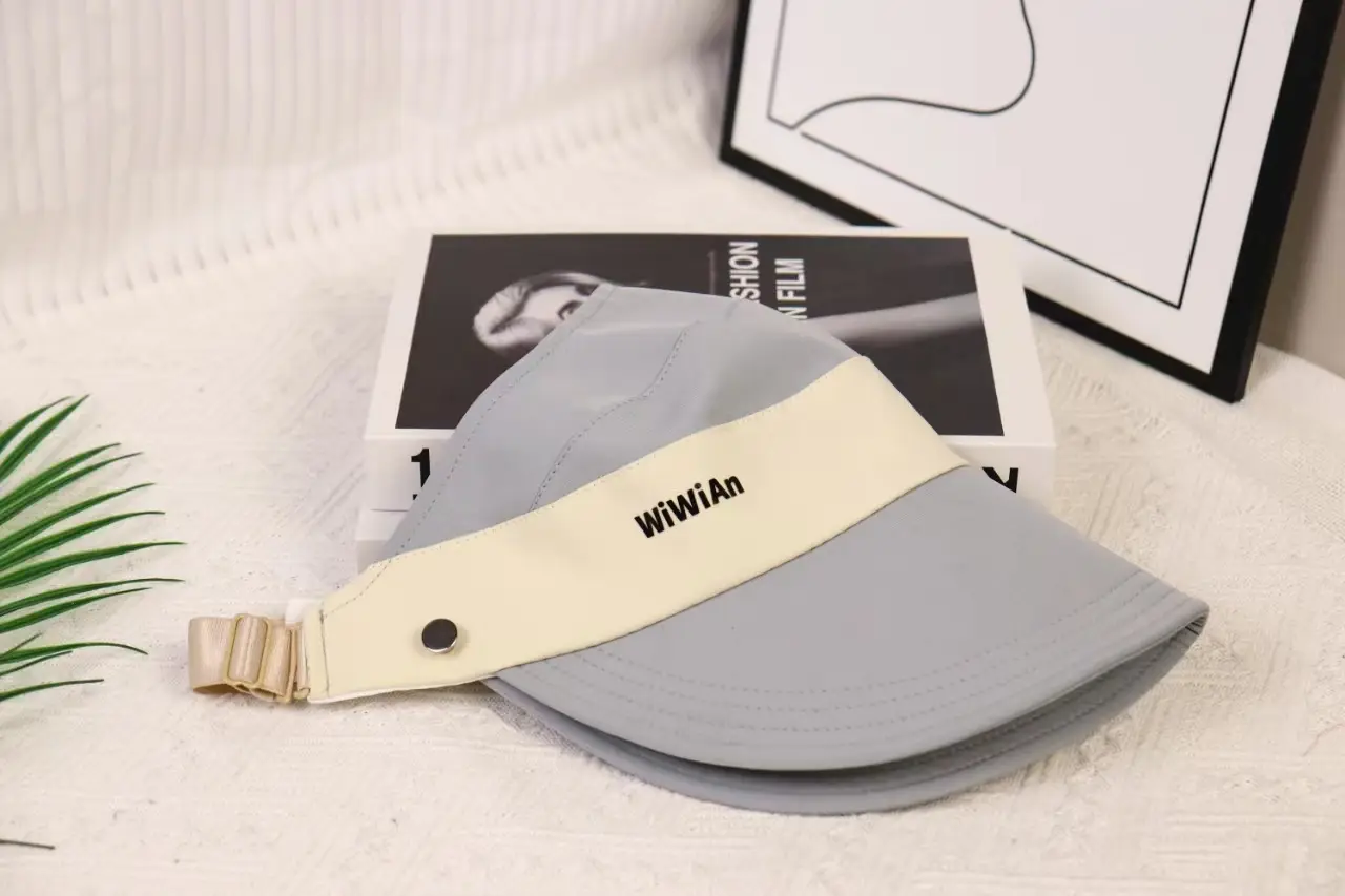 Women's Anti-UV Sun Hat Large Bim White Band - Image 5