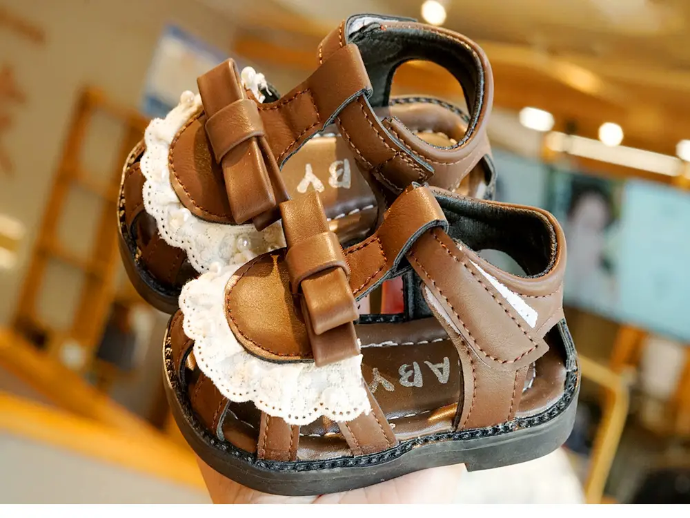 Toddler Sandals White Soft Sole 1-2Yrs — feature 7