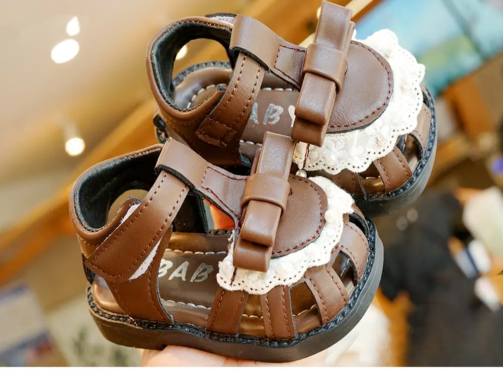 Toddler Sandals White Soft Sole 1-2Yrs — feature 8