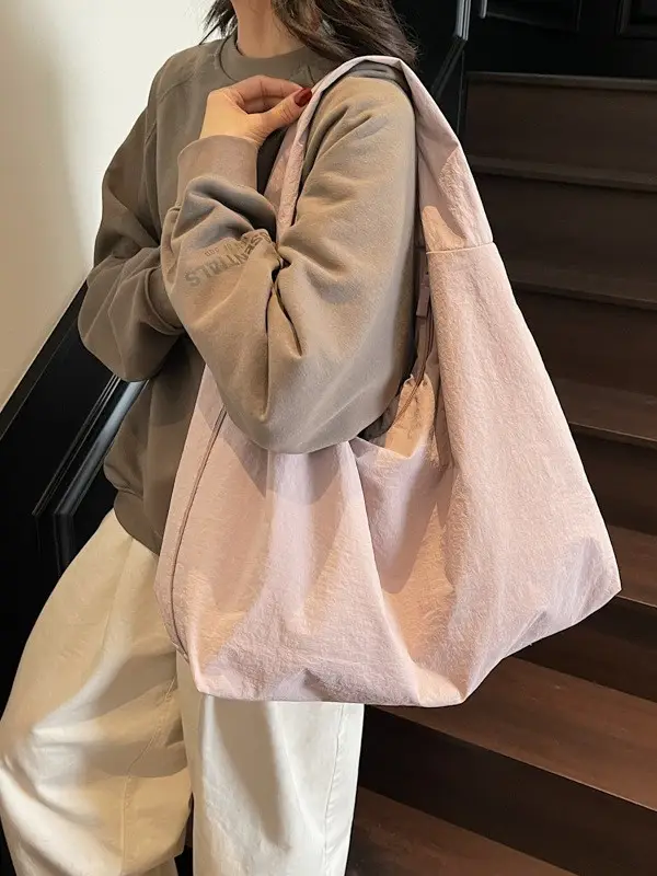 Japanese Korean Style Nylon Tote Bag Women Large Capacity - Image 6
