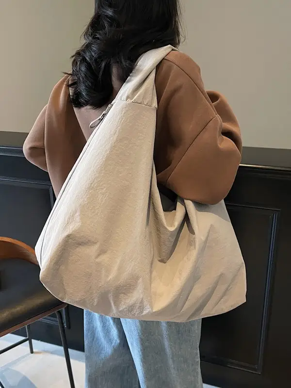 Japanese Korean Style Nylon Tote Bag Women Large Capacity - Image 7