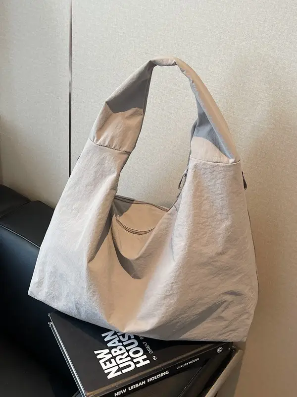 Japanese Korean Style Nylon Tote Bag Women Large Capacity - Image 9