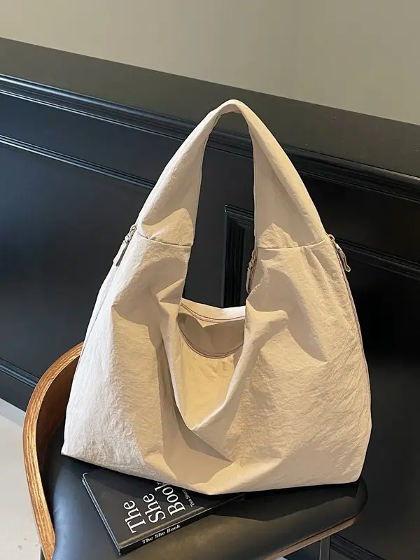 Japanese Korean Style Nylon Tote Bag Women Large Capacity - Image 10