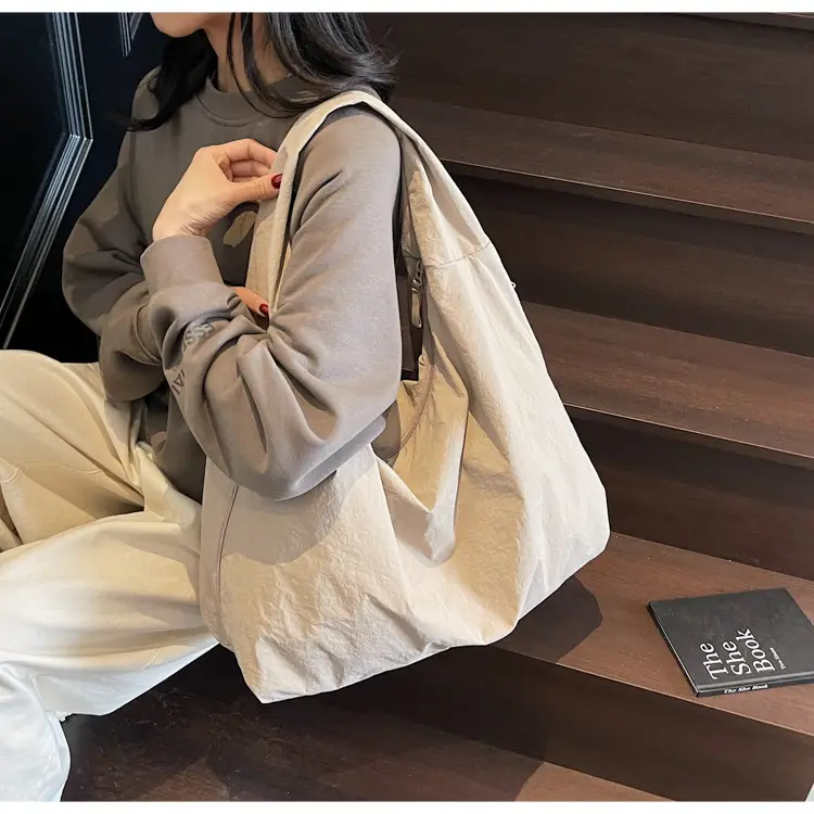 Japanese Korean Style Nylon Tote Bag Women Large Capacity — feature 26