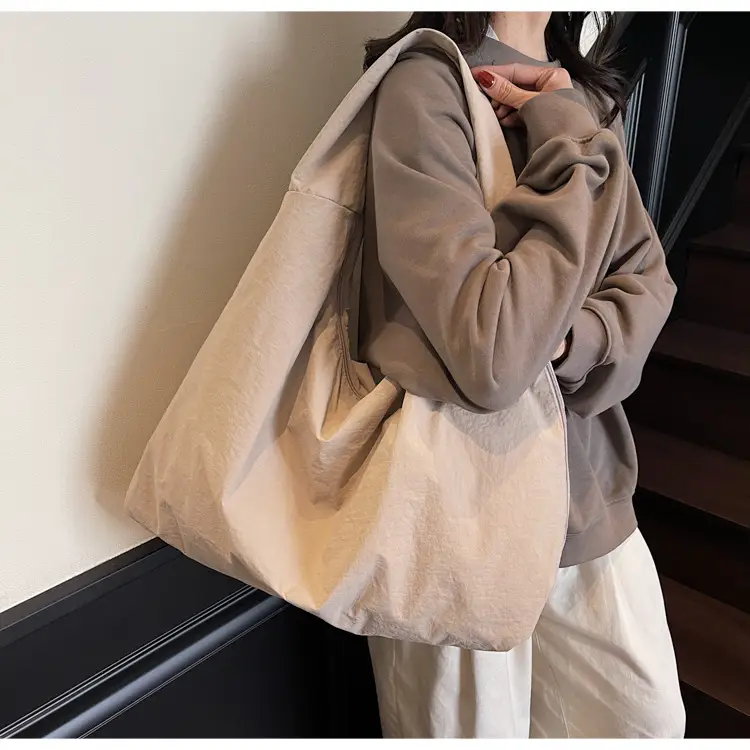 Japanese Korean Style Nylon Tote Bag Women Large Capacity — feature 34