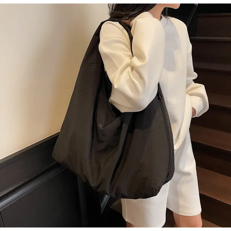 Japanese Korean Style Nylon Tote Bag Women Large Capacity — feature 46