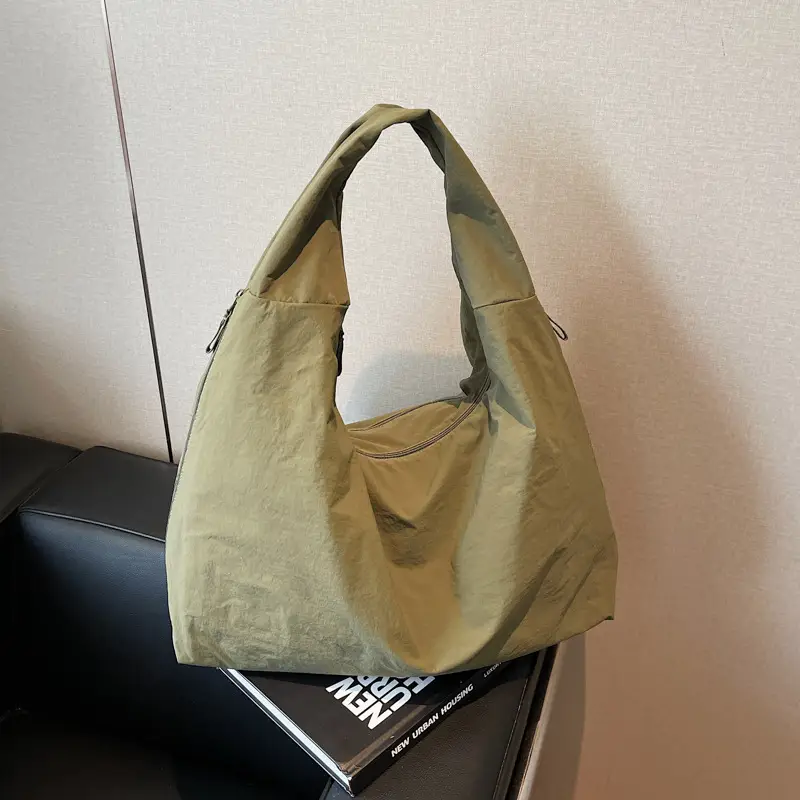 Japanese Korean Style Nylon Tote Bag Women Large Capacity - Image 3