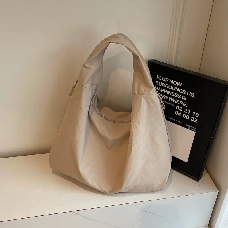 Japanese Korean Style Nylon Tote Bag Women Large Capacity - Image 5