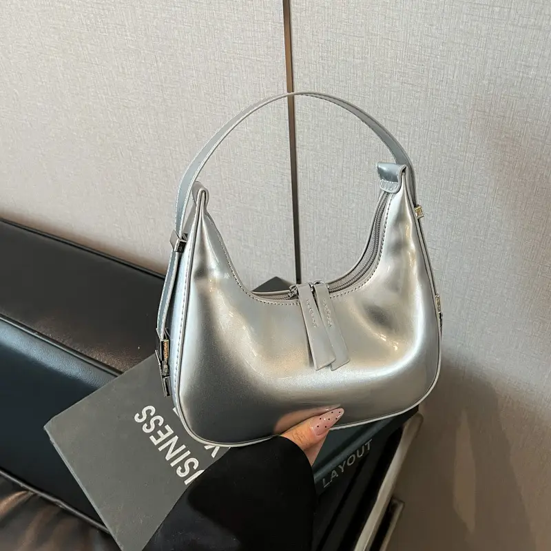 Silver High-End Shoulder Bag for Women 2025 - Image 2