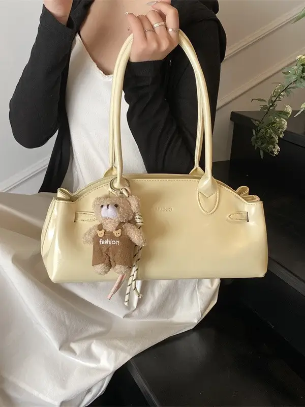 Pink Textured Shoulder Bag for Women 2026 - Image 12