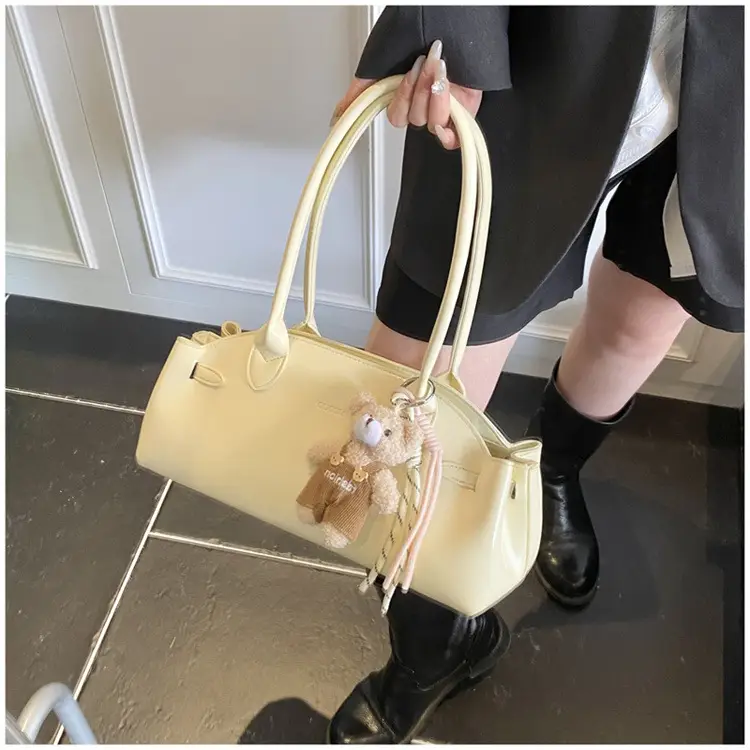 Pink Textured Shoulder Bag for Women 2026 — feature 16