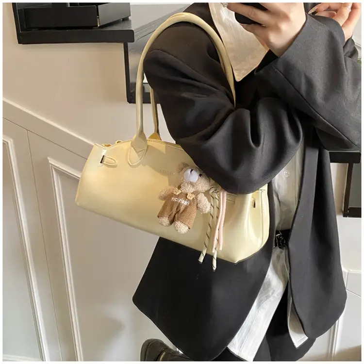 Pink Textured Shoulder Bag for Women 2026 — feature 18