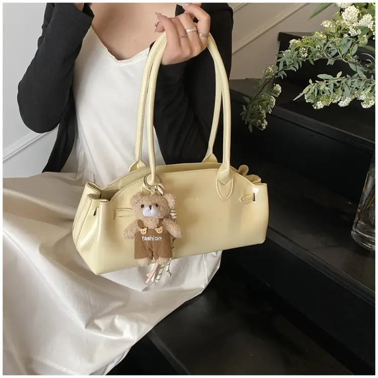 Pink Textured Shoulder Bag for Women 2026 — feature 22