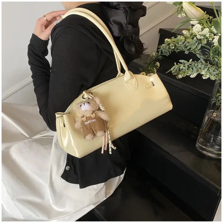 Pink Textured Shoulder Bag for Women 2026 — feature 23