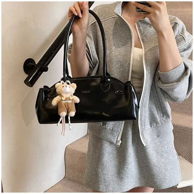 Pink Textured Shoulder Bag for Women 2026 — feature 29