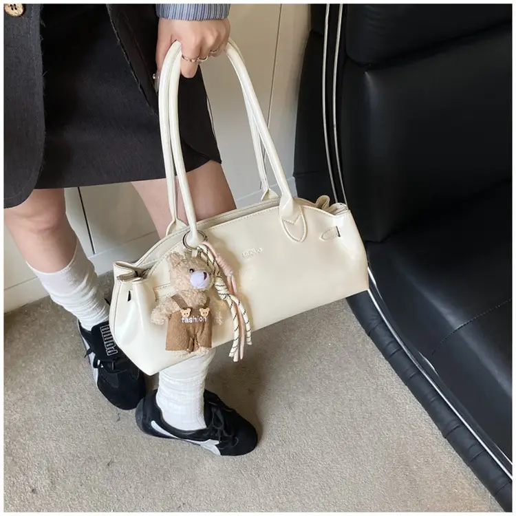 Pink Textured Shoulder Bag for Women 2026 — feature 33