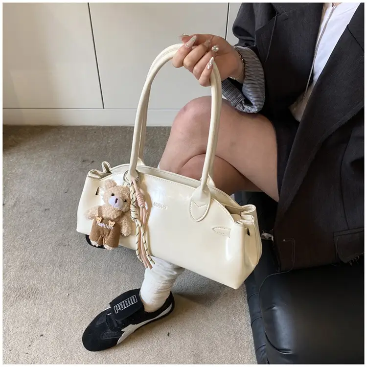 Pink Textured Shoulder Bag for Women 2026 — feature 34
