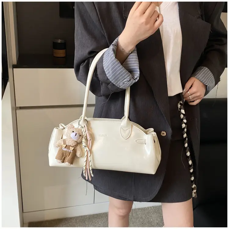 Pink Textured Shoulder Bag for Women 2026 — feature 35