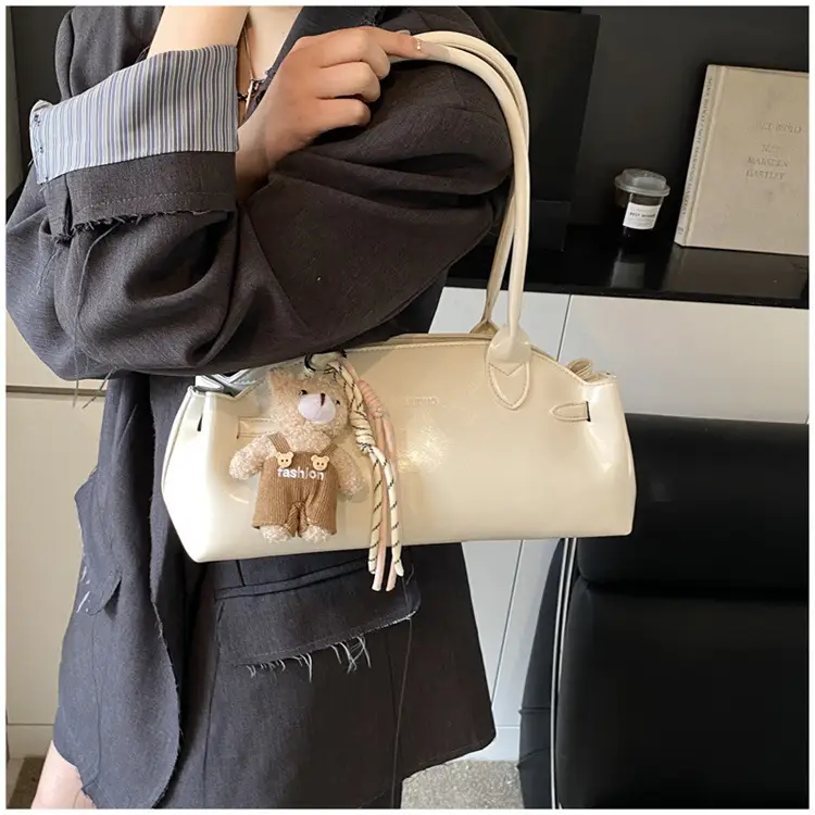 Pink Textured Shoulder Bag for Women 2026 — feature 36