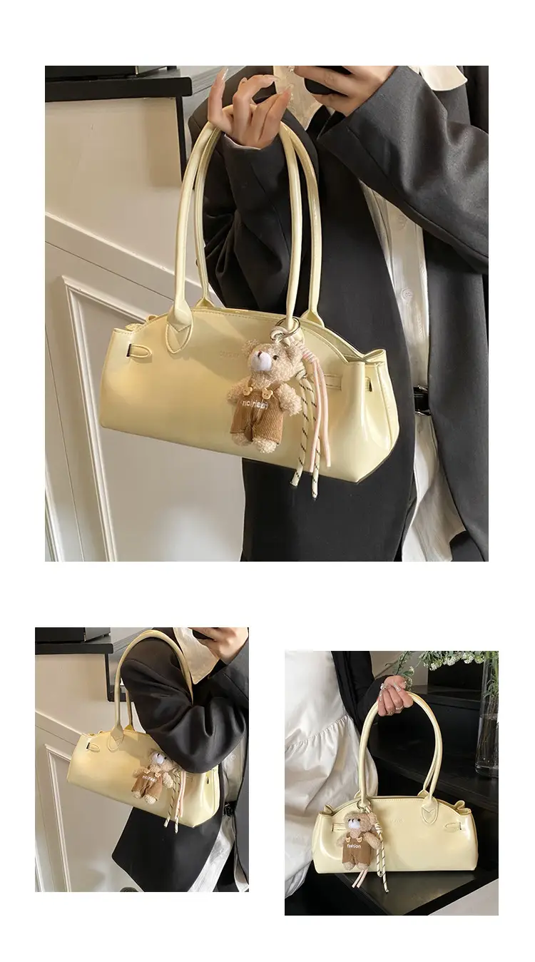 Pink Textured Shoulder Bag for Women 2026 — feature 4