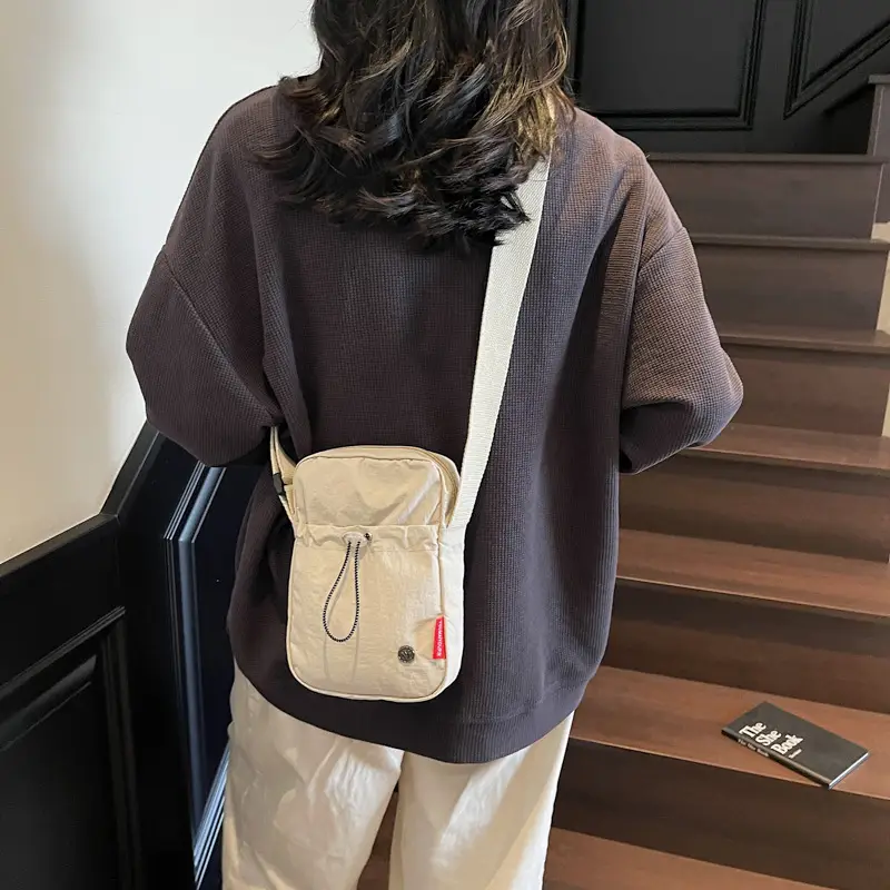Retro Blue Japanese Style Shoulder Crossbody Bag - Image 9