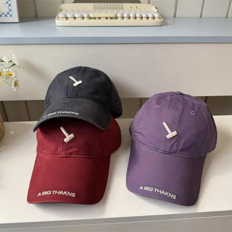 Women Baseball Caps Wide Brim Spring New Casual Sun Shading