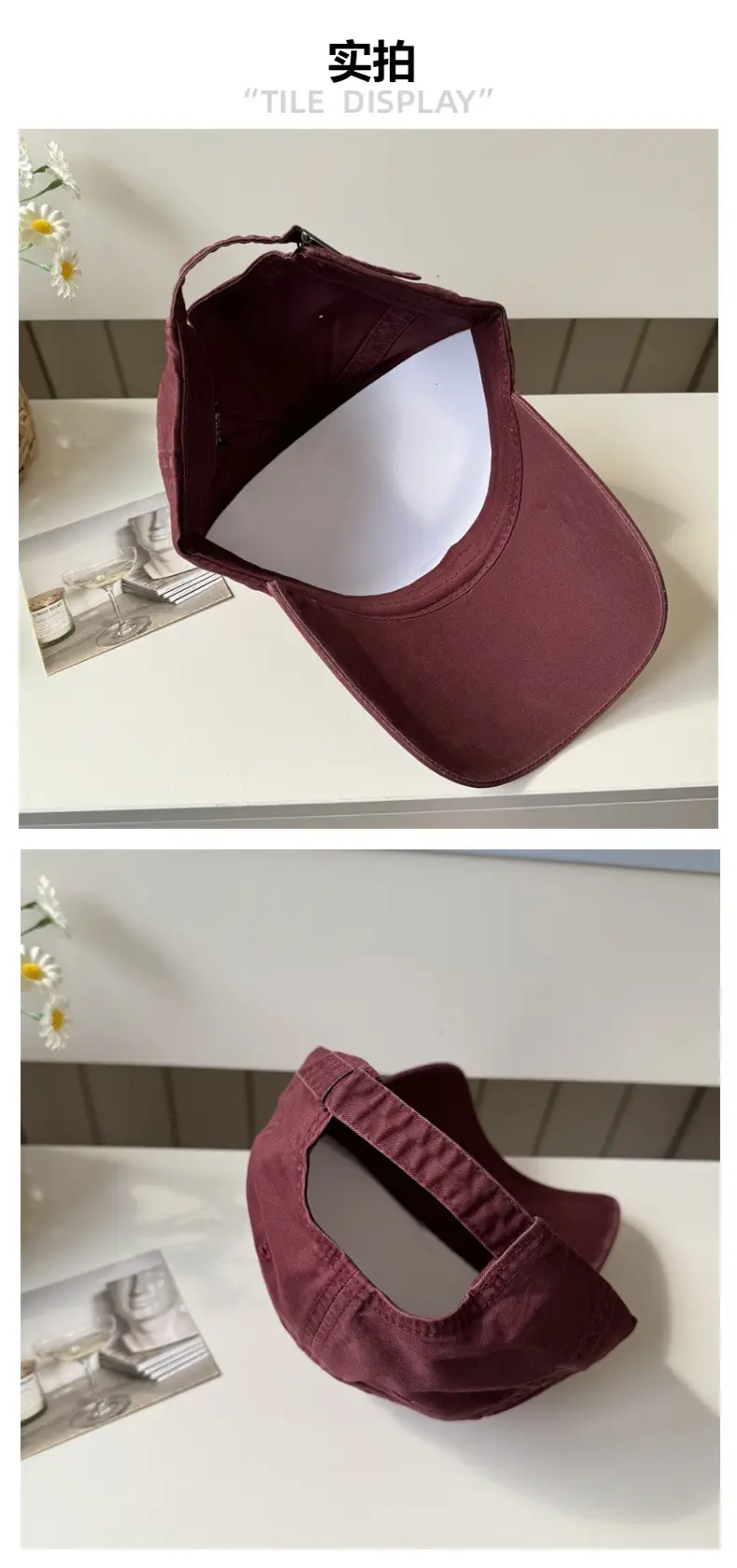Women Baseball Caps Wide Brim Spring New Casual Sun Shading — feature 5