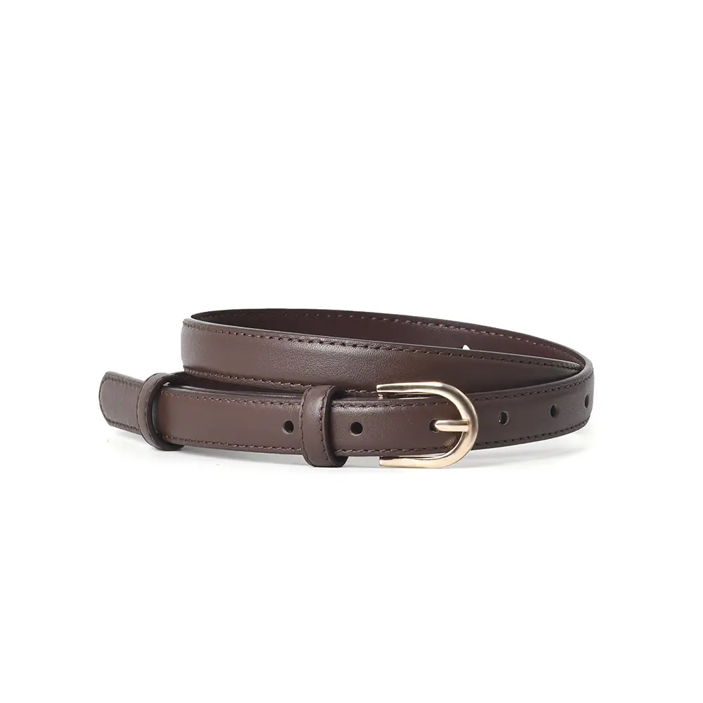 Light Brown Genuine Leather Belt for Women - Image 8