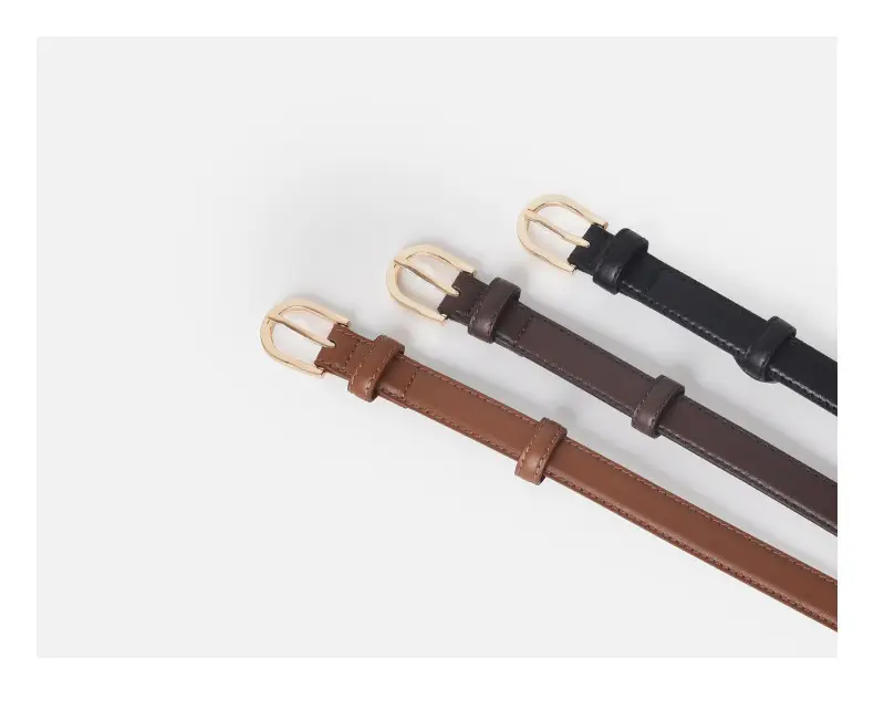 Light Brown Genuine Leather Belt for Women β feature 11