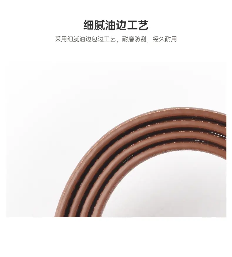 Light Brown Genuine Leather Belt for Women β feature 7