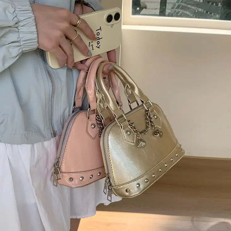 Gold Rivet Shoulder Bag for Women 2025 - Image 6