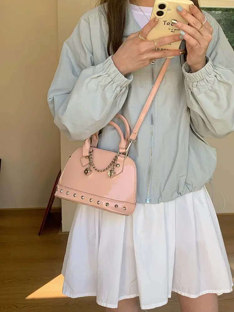 Gold Rivet Shoulder Bag for Women 2025 — feature 11
