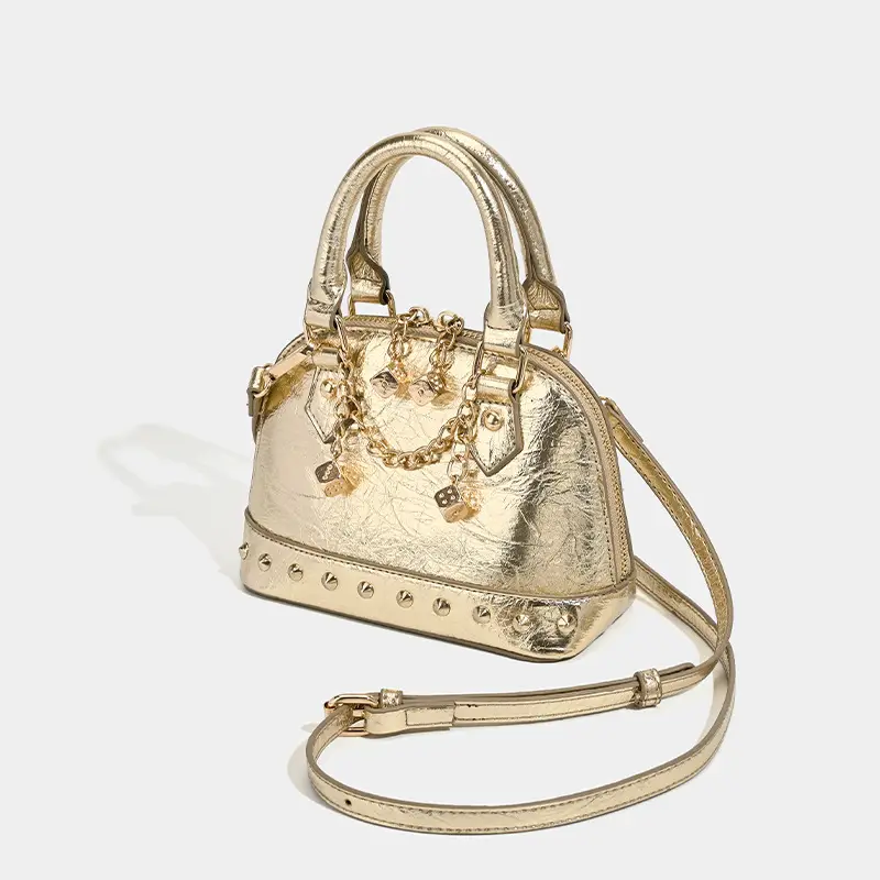 Gold Rivet Shoulder Bag for Women 2025 — feature 14