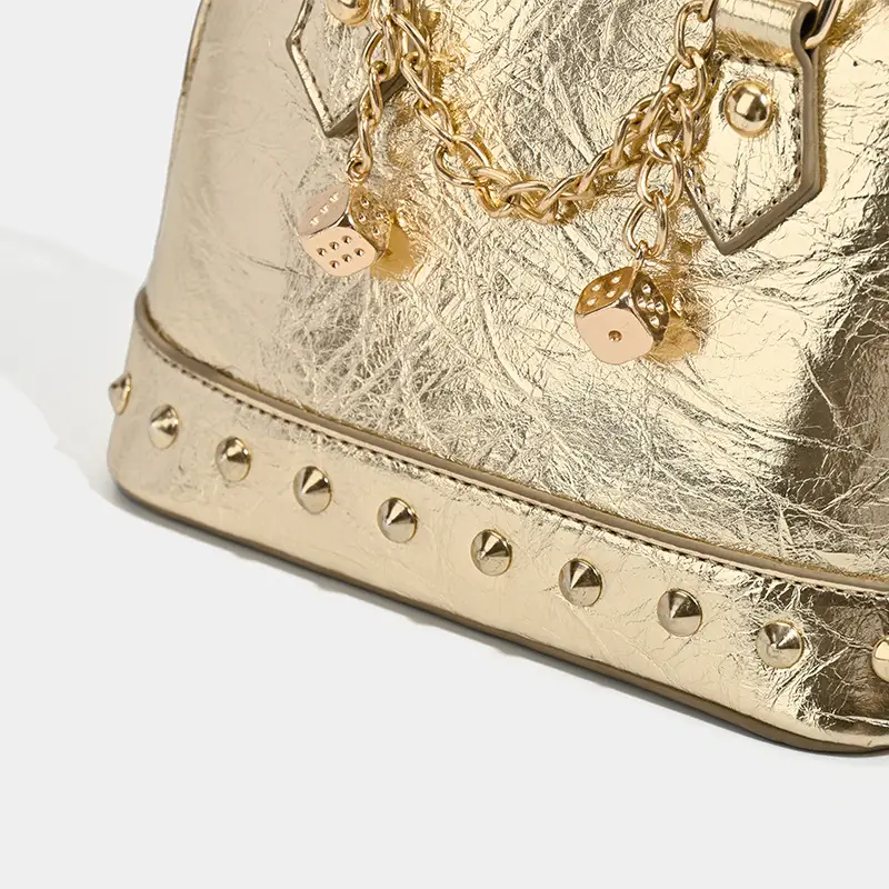 Gold Rivet Shoulder Bag for Women 2025 — feature 17