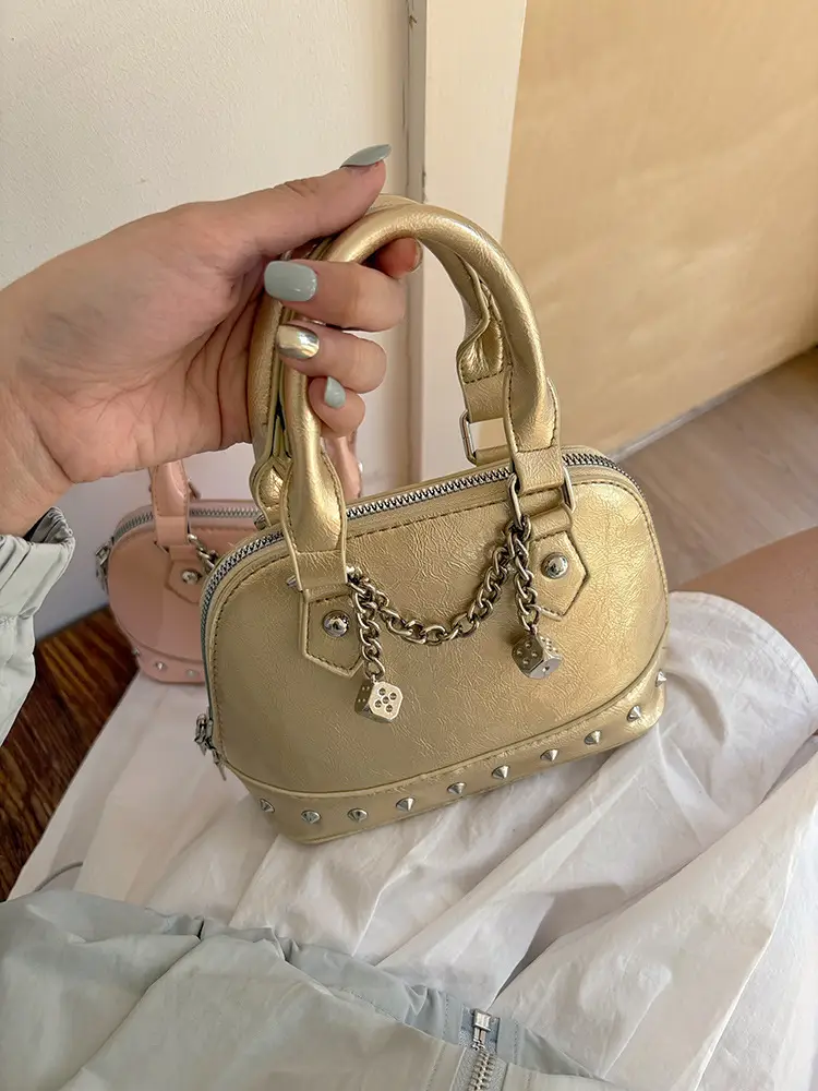 Gold Rivet Shoulder Bag for Women 2025 — feature 4
