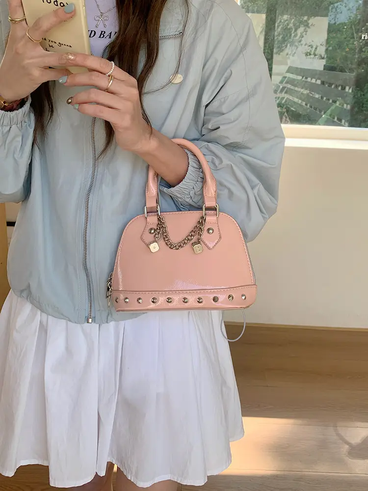 Gold Rivet Shoulder Bag for Women 2025 — feature 9