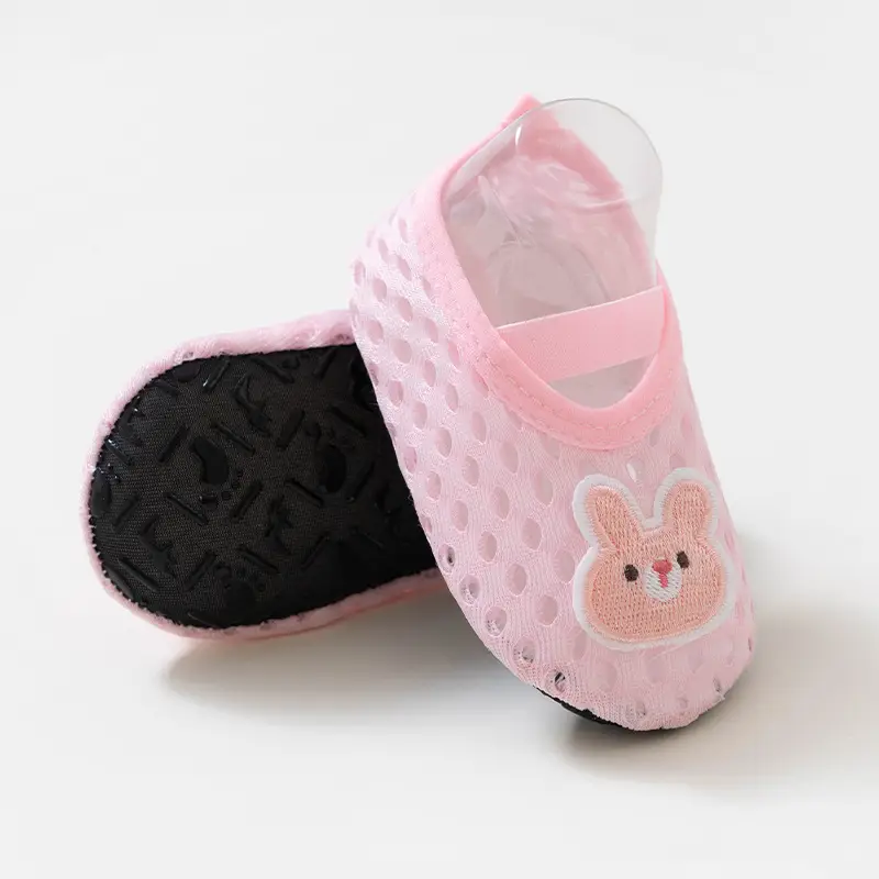 Baby Blue Mesh Floor Shoes Anti-Slip Breathable