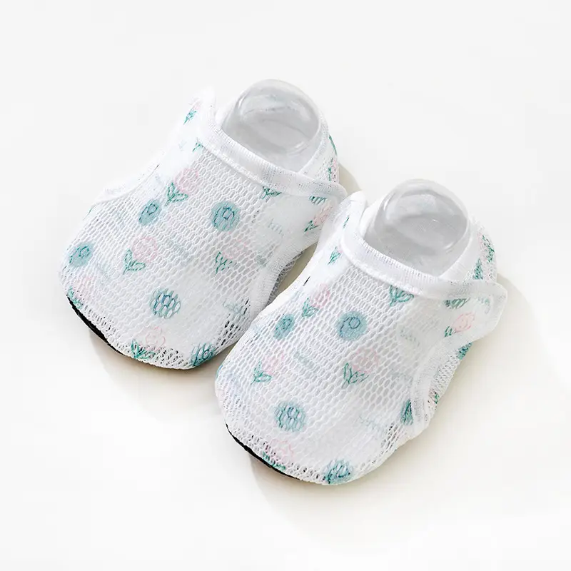 Baby Blue Mesh Floor Shoes Anti-Slip Breathable