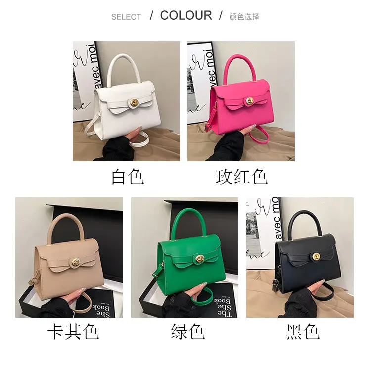 White Retro Satchel Shoulder Bag for Women 2025 — feature 2