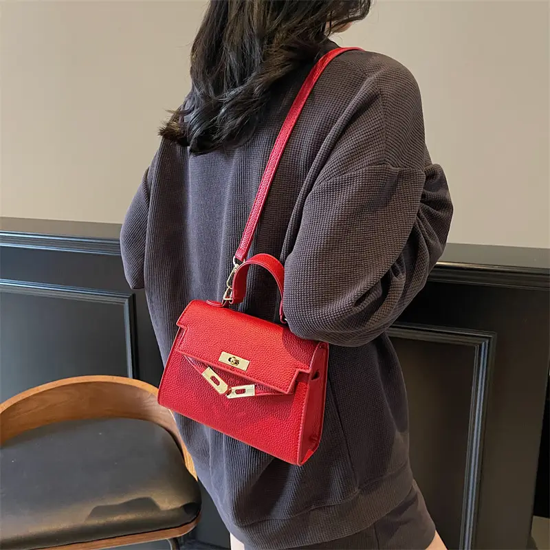 Women Brown Leather Shoulder Bag 2025 Summer New Style - Image 7