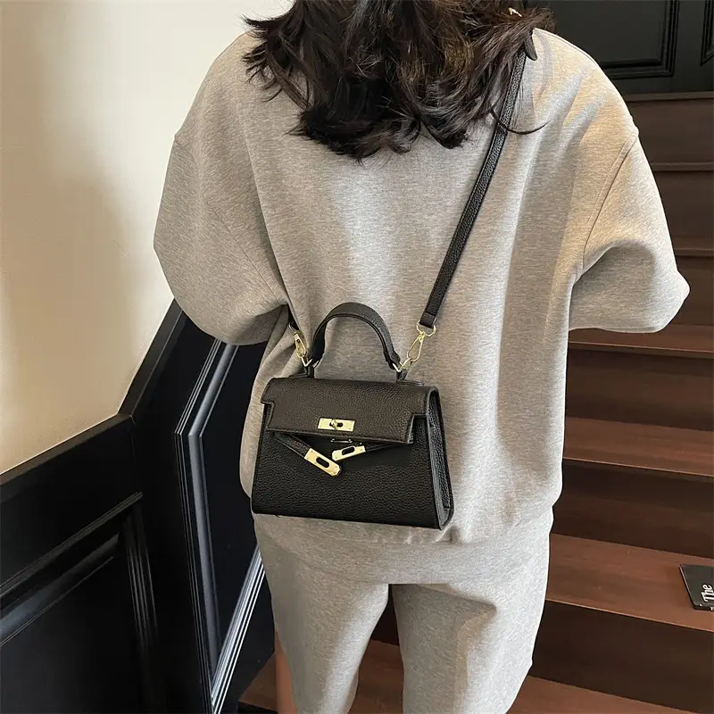 Women Brown Leather Shoulder Bag 2025 Summer New Style - Image 9