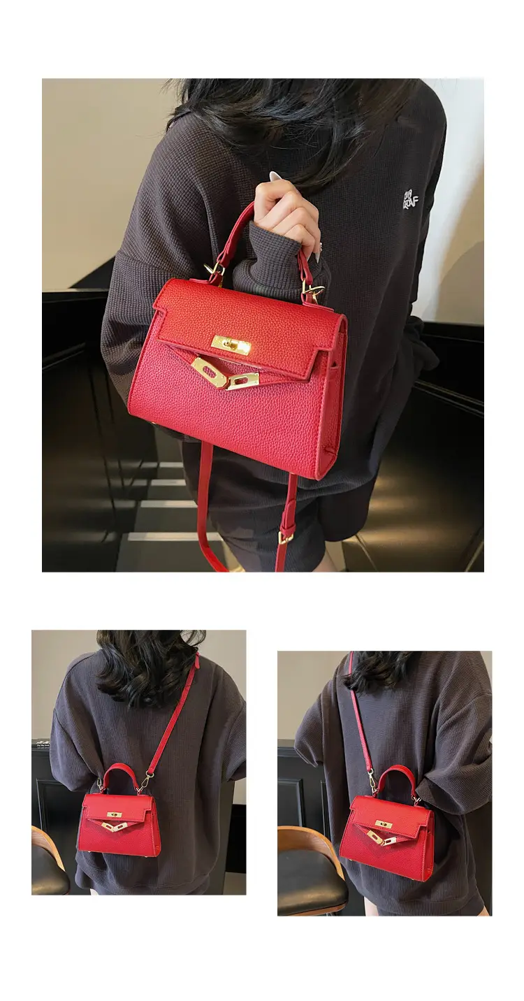 Women Brown Leather Shoulder Bag 2025 Summer New Style — feature 10