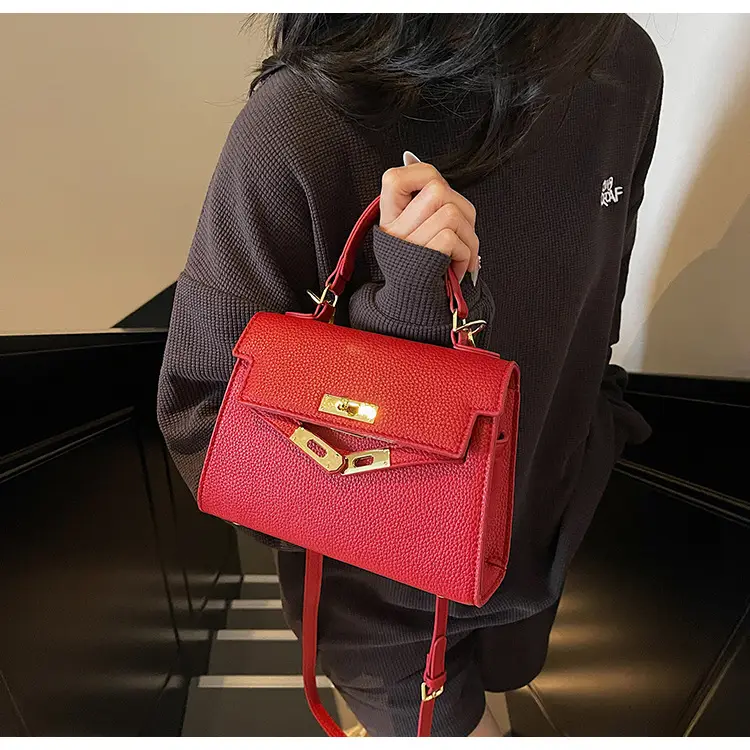 Women Brown Leather Shoulder Bag 2025 Summer New Style — feature 11