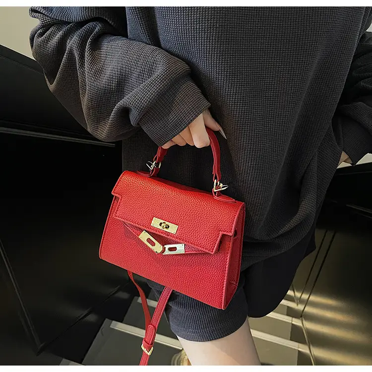 Women Brown Leather Shoulder Bag 2025 Summer New Style — feature 12