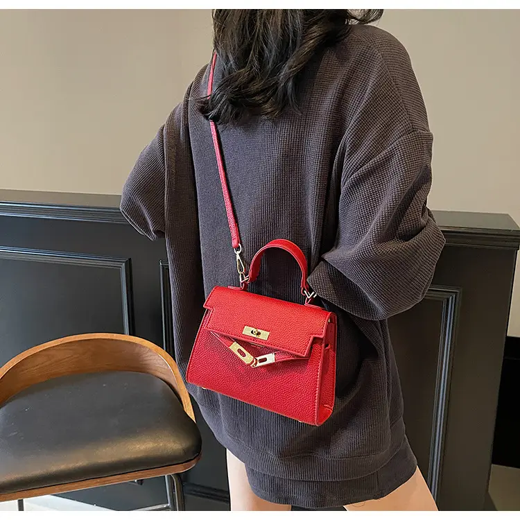 Women Brown Leather Shoulder Bag 2025 Summer New Style — feature 14