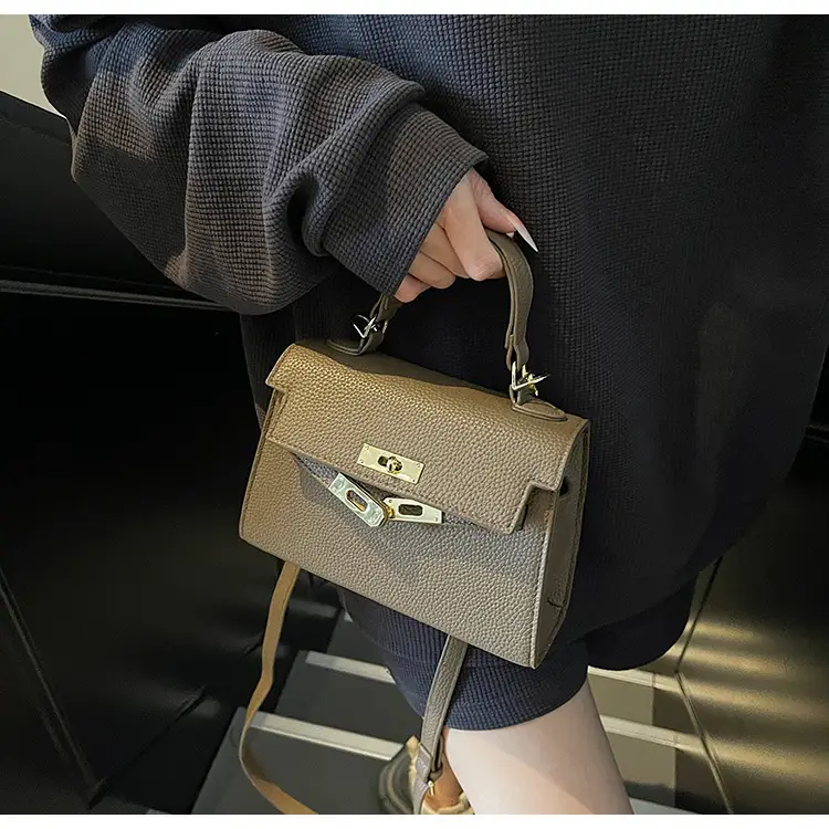 Women Brown Leather Shoulder Bag 2025 Summer New Style — feature 16
